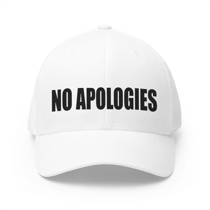 Embroidered 'NO APOLOGIES'