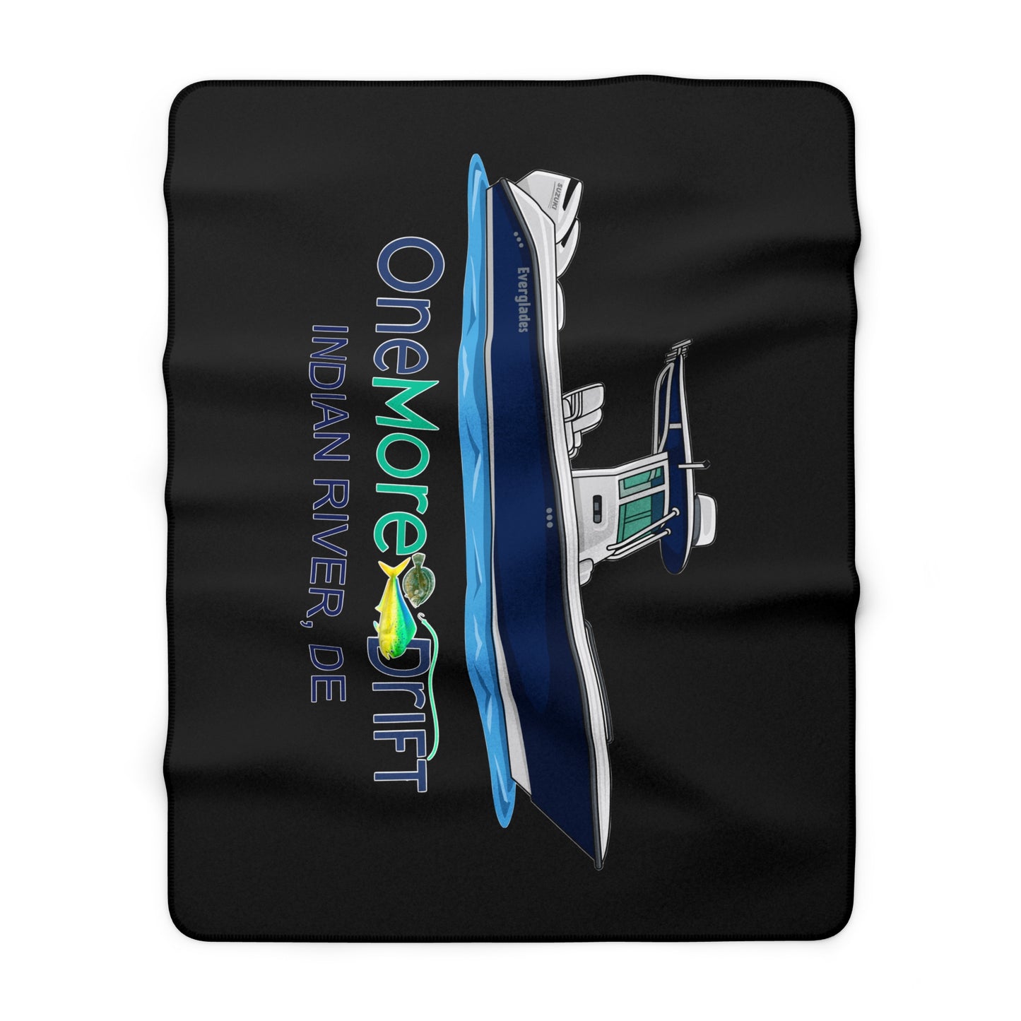 Sherpa Fleece Blanket - One More Drift (Indian River, DE)