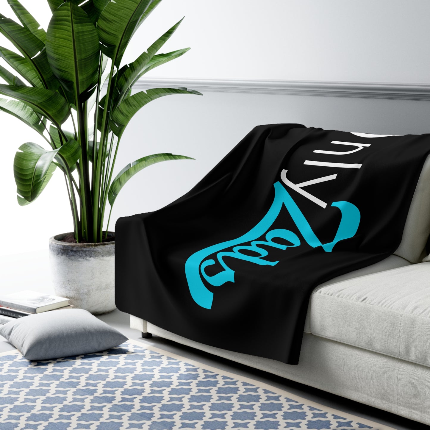 Sherpa Fleece Blanket — "Only Zads"
