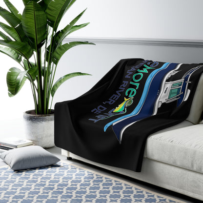 Sherpa Fleece Blanket - One More Drift (Indian River, DE)