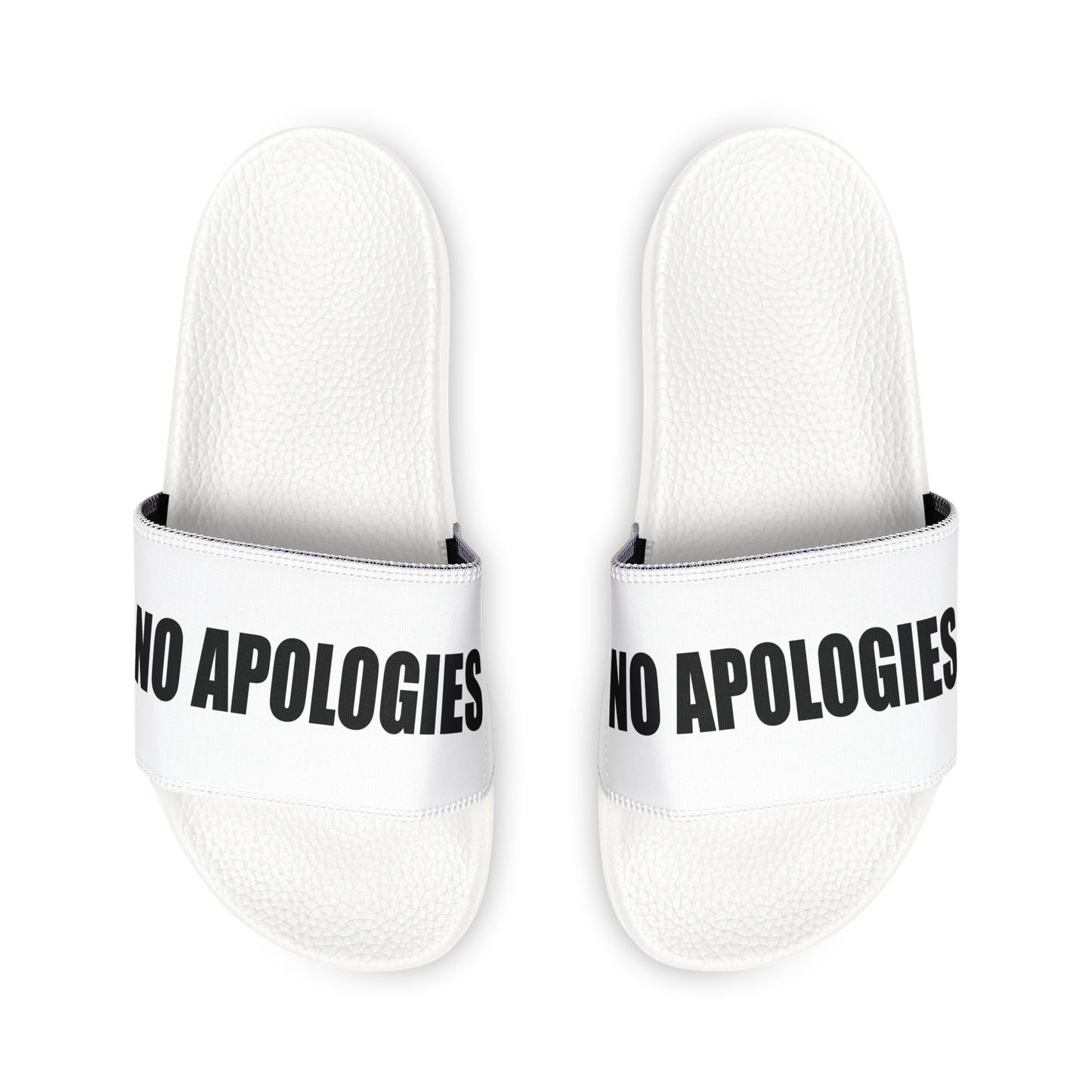 'No Apologies' Slide Sandals