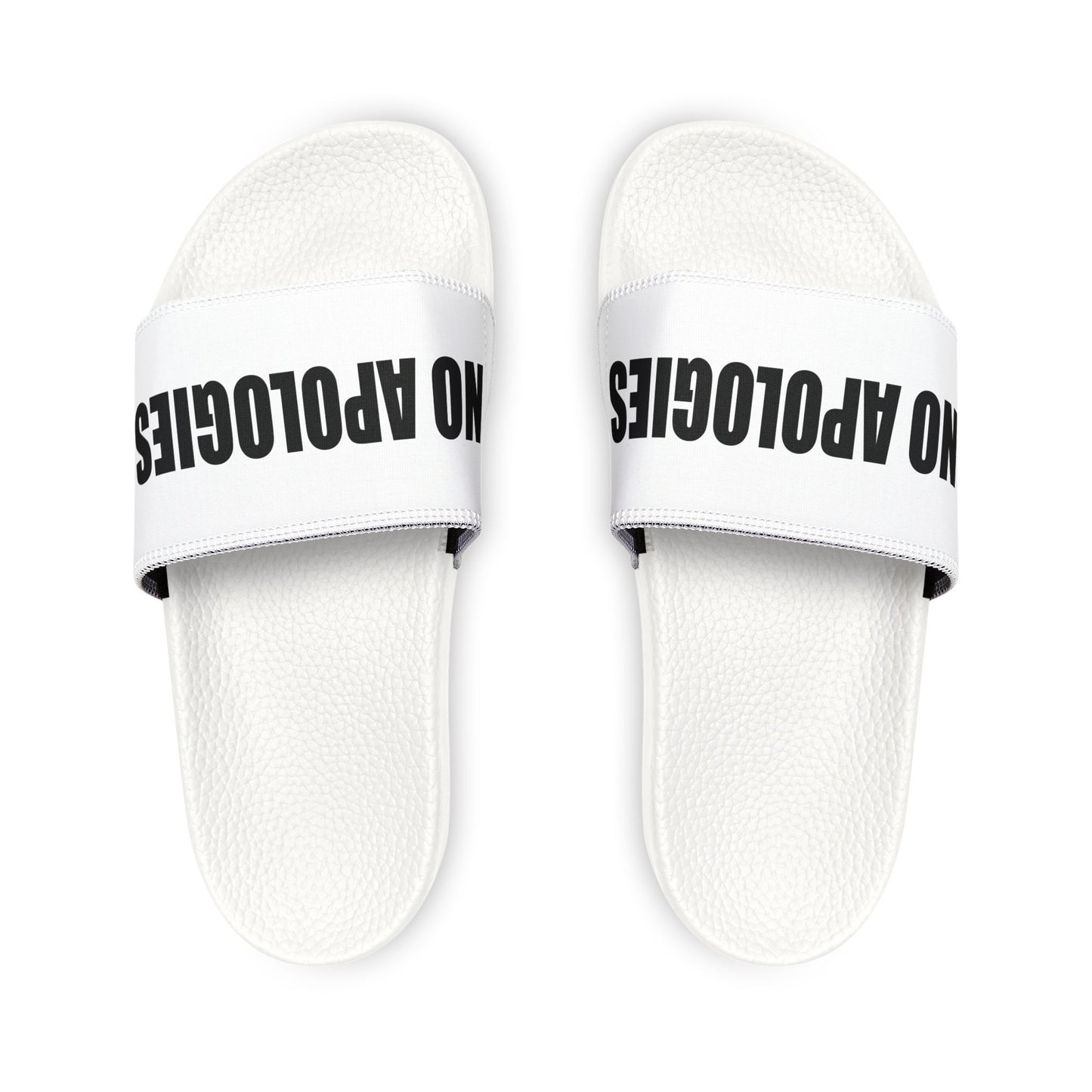 'No Apologies' Slide Sandals