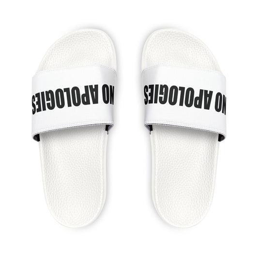 'No Apologies' Slide Sandals